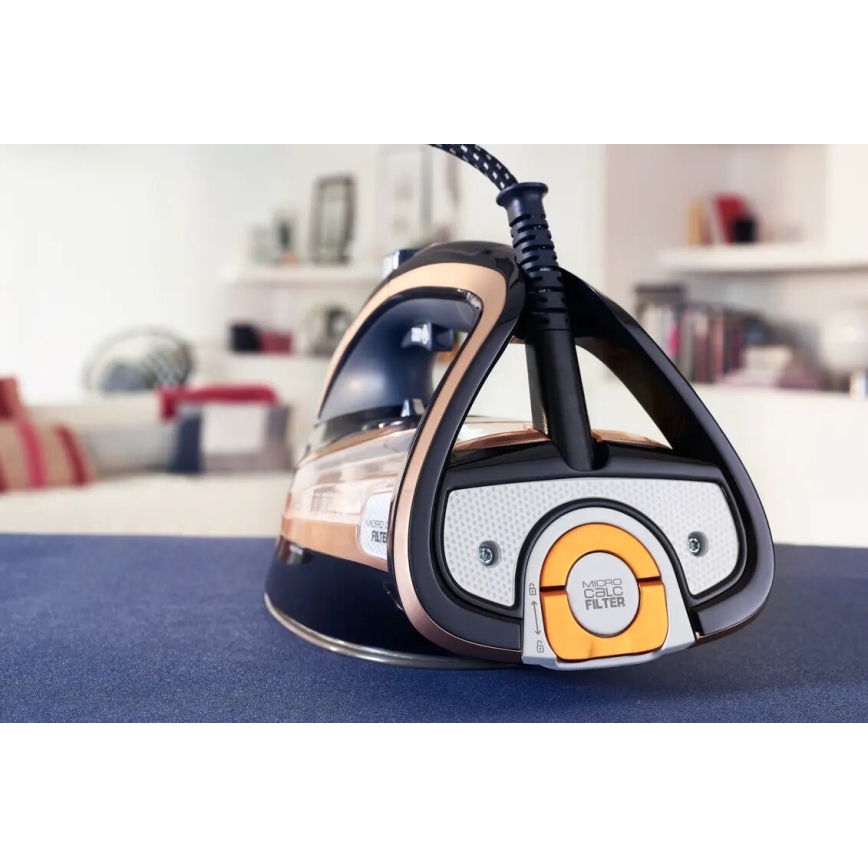Tefal - Stoomstrijkijzer ULTIMATE PURE 3000W/230V koper/zwart