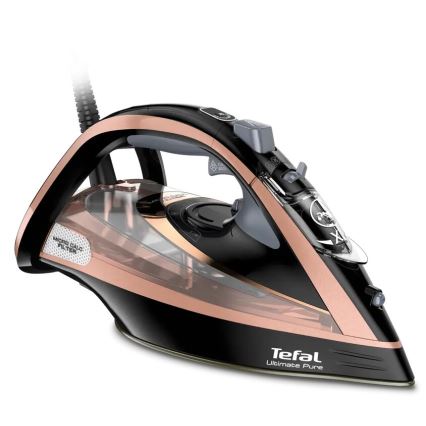 Tefal - Stoomstrijkijzer ULTIMATE PURE 3000W/230V koper/zwart