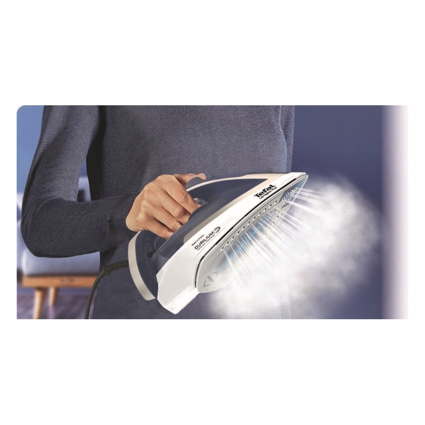 Tefal - Stoomstrijkijzer ULTRAGLISS PLUS 2800W/230V blauw