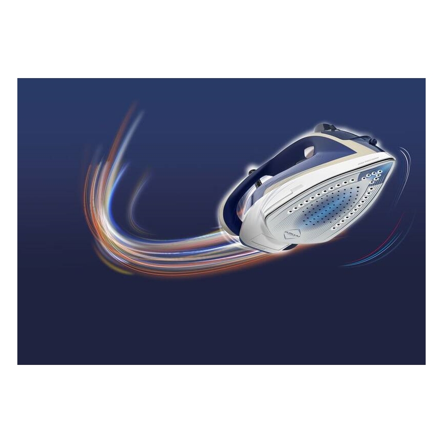 Tefal - Stoomstrijkijzer ULTRAGLISS PLUS 2800W/230V blauw
