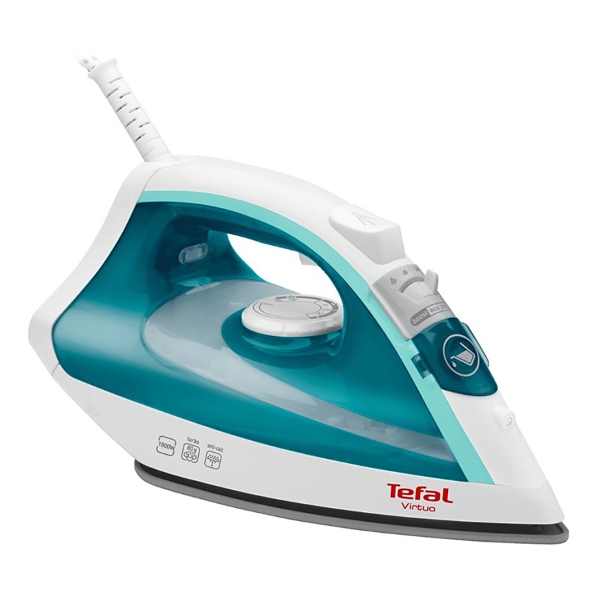 Tefal - Stoomstrijkijzer VIRTUO 2000W/230V blauw