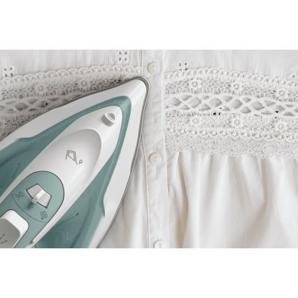 Tefal - Stoomstrijkijzer VIRTUO 2000W/230V groen