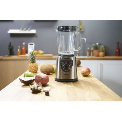 Tefal - Tafelblender 2 l PERFECTMIX+ 1200W/230V mat chroom/zwart