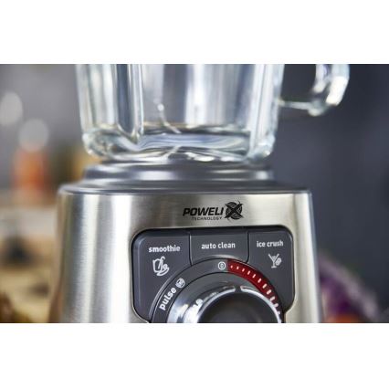 Tefal - Tafelblender 2 l PERFECTMIX+ 1200W/230V mat chroom/zwart