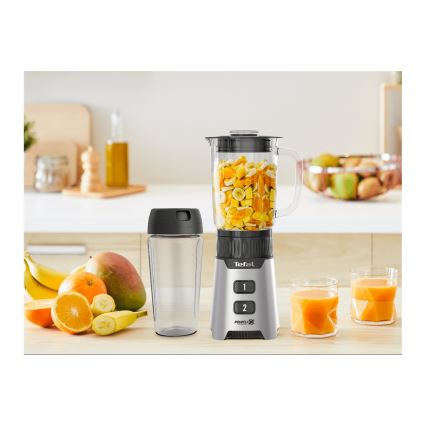 Tefal - Tafelblender BLENDFORCE 400W/230V roestvrij/zwart