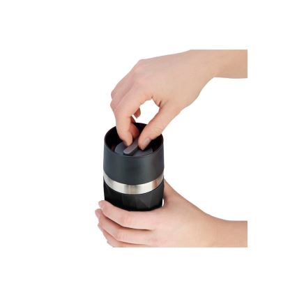 Tefal - Tasse thermique 300 ml COMPACT MUG acier inoxydable/noir