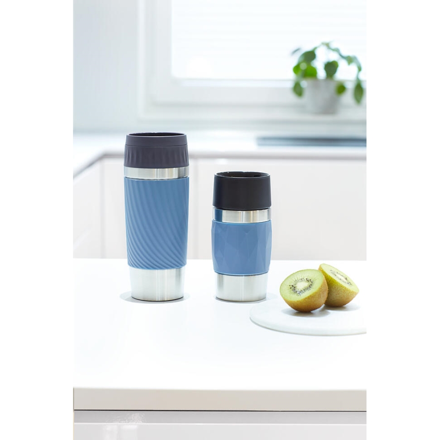 Tefal - Thermische mok 300 ml COMPACT MUG roestvrij/blauw
