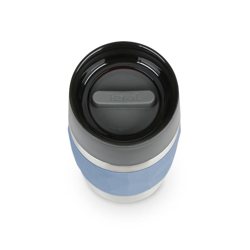 Tefal - Thermische mok 300 ml COMPACT MUG roestvrij/blauw
