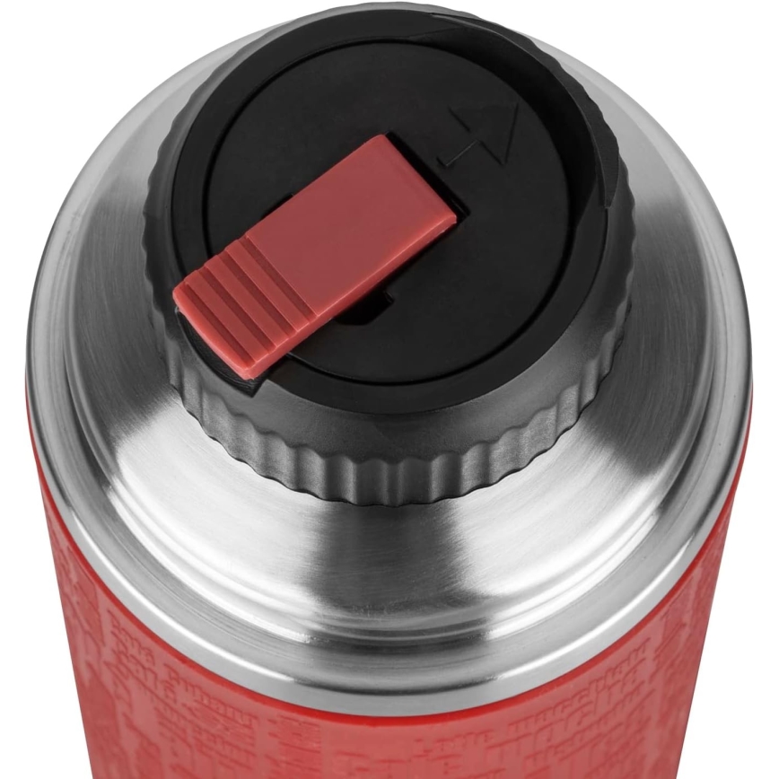 Tefal - Thermos avec mug 1 l SENATOR acier inoxydable/rouge