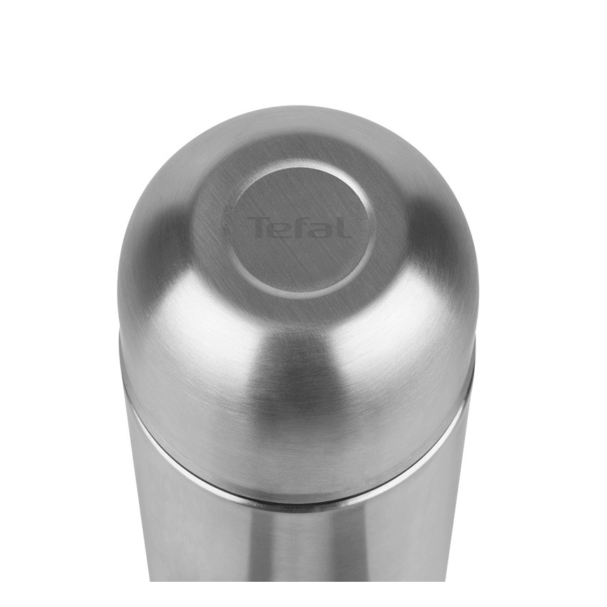 Tefal - Thermoskan met mok 0,7 l SENATOR roestvrij