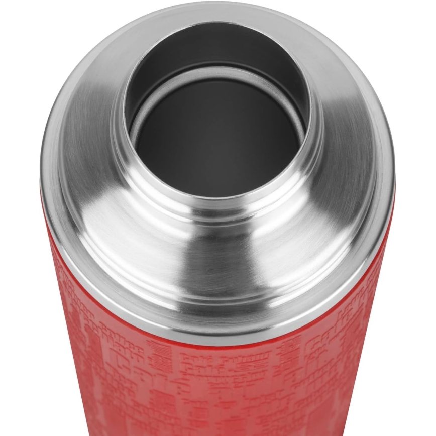 Tefal - Thermoskan met mok 1 l SENATOR roestvrij/rood