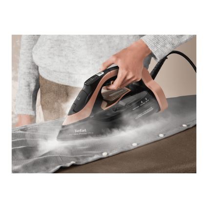 Tefal - Stoomstrijkijzer ULTIMATE POWER 3200W/230V koper/zwart