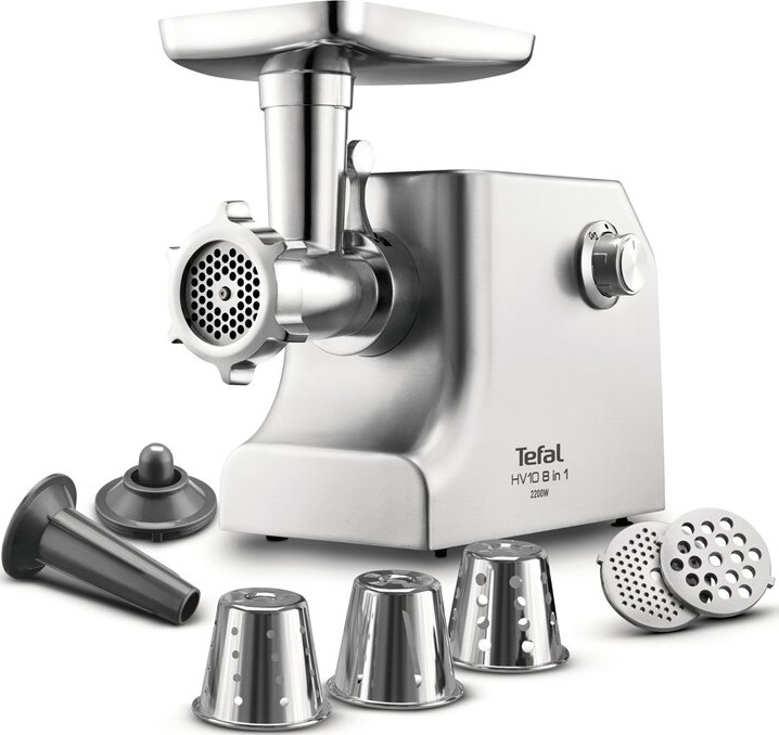 Tefal - Vleesmolen 8in1 2200W/230V zilver
