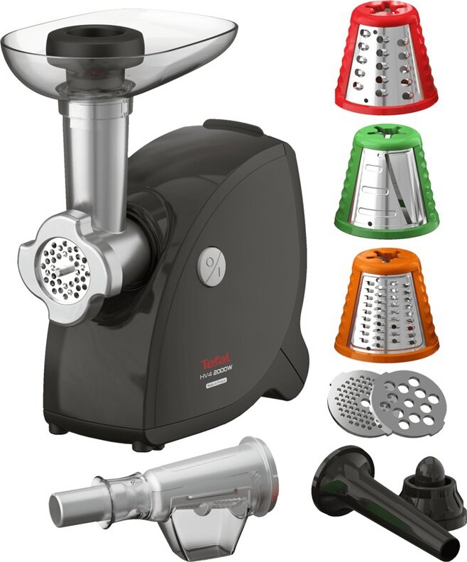 Tefal - Vleesmolen 9in1 2000W/230V zwart