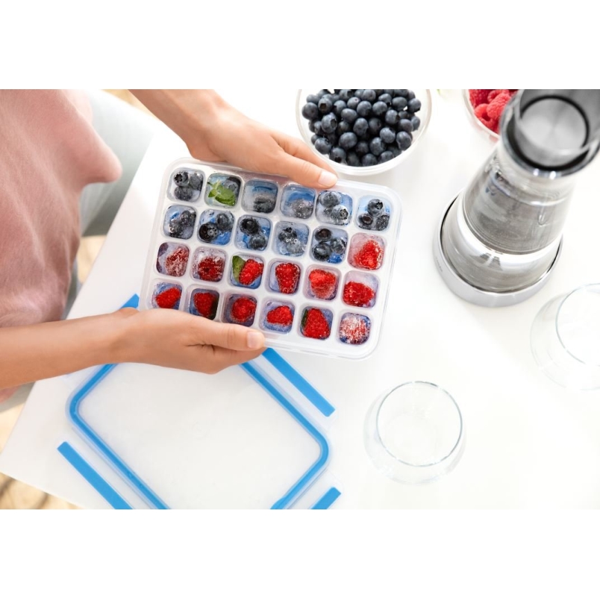 Tefal - Vorm van ijsblokjes 24 blokjes MASTER SEAL blauw