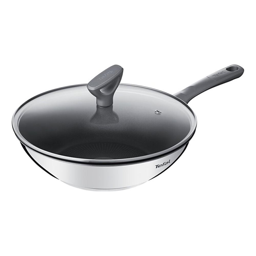 Tefal - Wok pan met een deksel DAILY COOK 28 cm