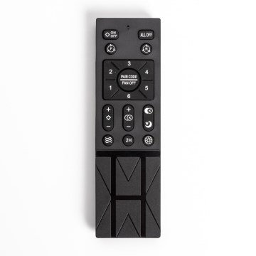Télécommande pour ventilateurs RONDA, 2x AAA, noire