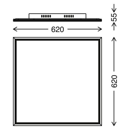Telefunken 3010-06TF - Dimbaar LED paneel LED/36W/230V 3000-6000K + afstandsbediening
