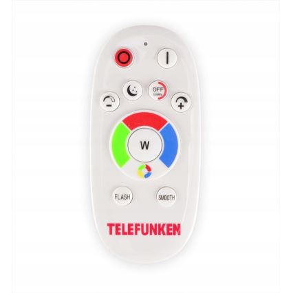 Telefunken 301506TF - Panneau RGBW à intensité variable LED/18W/230V 4000K + Télécommande