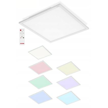 Telefunken 301606TF - LED RGBW Dimbaar lichtpaneel LED/24W/230V 4000K + afstandsbediening
