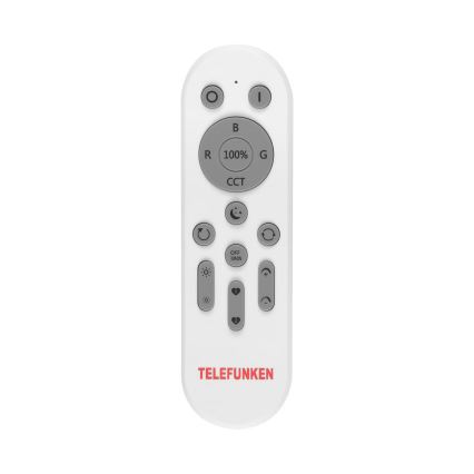 Telefunken 309602TF - LED RGBW Dimbare plafondlamp LED/18W/230V 2700-6500K Wi-Fi Tuya