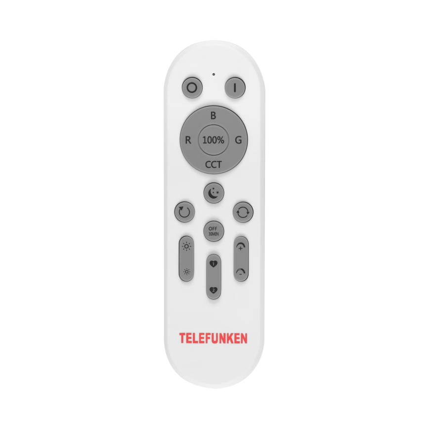 Telefunken 309602TF - LED RGBW Dimbare plafondlamp LED/18W/230V 2700-6500K Wi-Fi Tuya