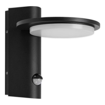 Telefunken 312505TF-LED Wandlamp voor buiten met sensor LED/10W/230V IP44 zwart