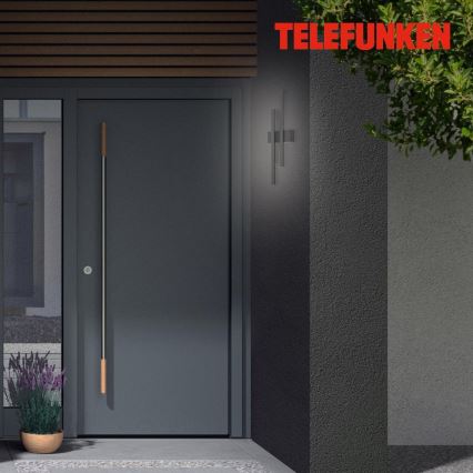 Telefunken 313205TF - LED buitenwandlamp 2xLED/4W/230V 4000K IP44