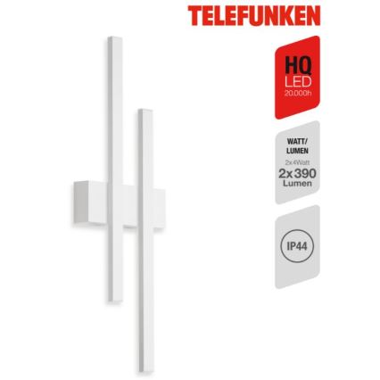 Telefunken 313206TF - LED Wandlamp voor buiten 2xLED/8W/230V IP44