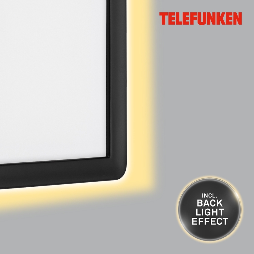 Telefunken 313605TF - LED Wandlamp voor buiten LED/16W/230V IP44 zwart
