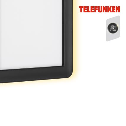 Telefunken 313605TF - LED Wandlamp voor buiten LED/16W/230V IP44 zwart