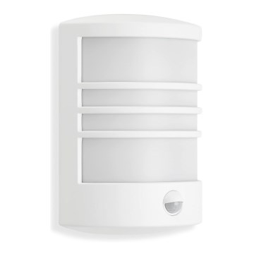 Telefunken 315506TF - Applique murale extérieure LED avec détecteur, 12 W, 230 V, IP44, blanche