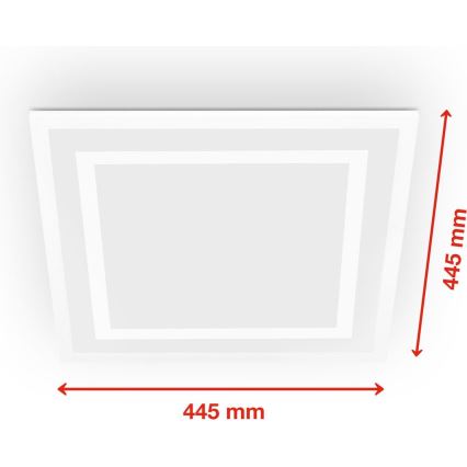Telefunken 318806TF - LED RGBW Dimbare plafondlamp LED/24W/230V 3000-6500K + afstandsbediening