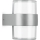 Telefunken 320404TF - LED buitenwandlamp 2xLED/8W/230V IP44 mat chroom