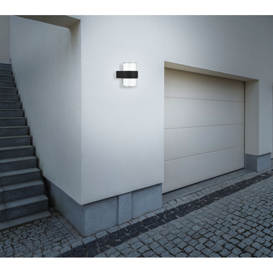 Telefunken 320405TF - Applique murale d'extérieur 2xLED/8W/230V IP44 noire