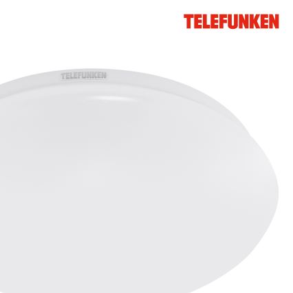 Telefunken 601206TF - Plafonnier salle de bain avec détecteur LED/15W/230V IP44 d. 28 cm