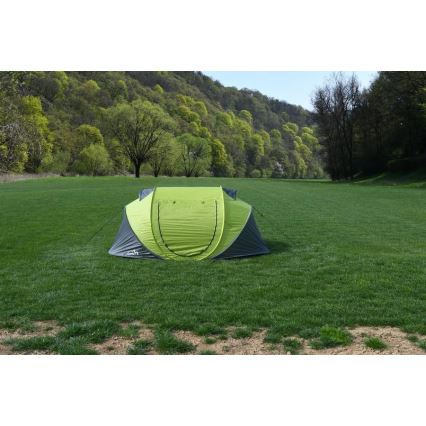 Tent voor 2 personen PU 3000 mm groen/grijs