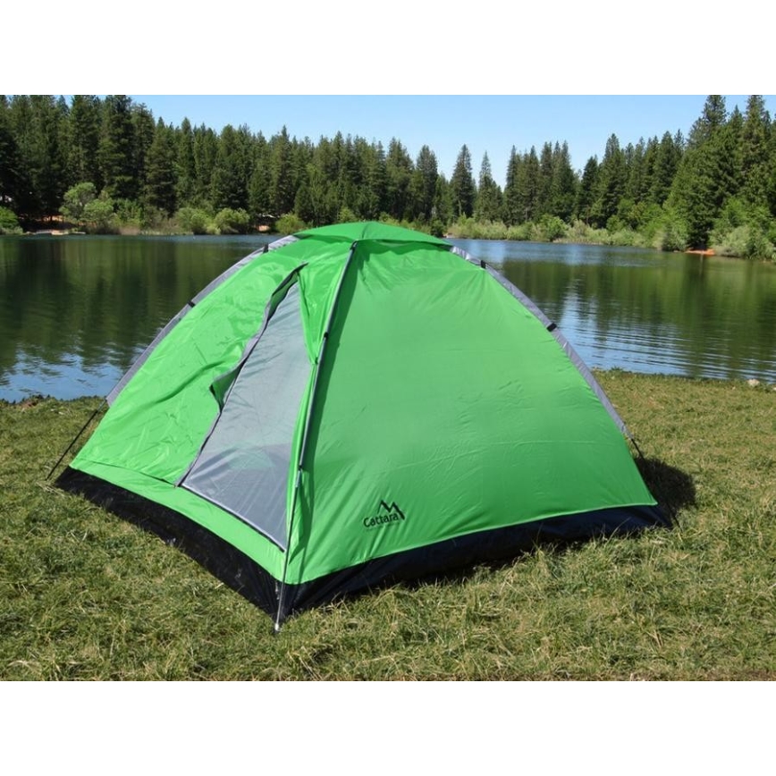 Tent voor 3 personen PU 3000 mm groen