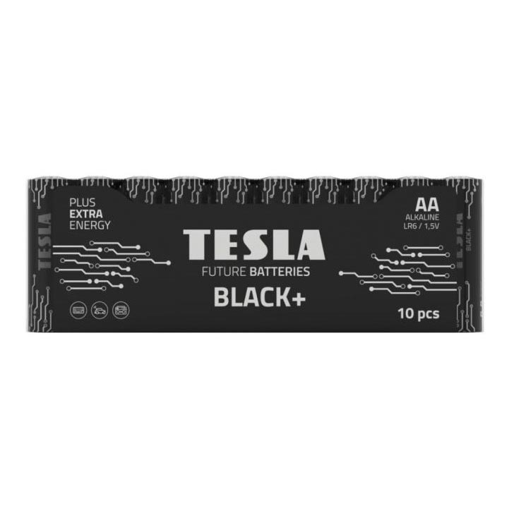 Tesla Batteries - 10 st. Alkaline batterij AA BLACK+ 1,5V 2800 mAh