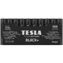 Tesla Batteries - 10 st. Alkaline batterij AAA BLACK+ 1,5V