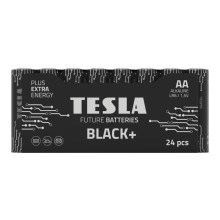 Tesla Batteries - 24 st. Alkaline batterij AA BLACK+ 1,5V