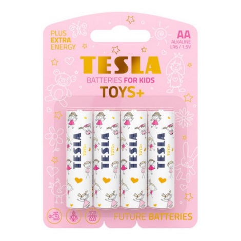 Tesla Batteries - 4 st. Alkaline batterij AA TOYS+ 1,5V