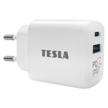 TESLA Electronics - Adapter voor snel opladen Power Delivery 25W wit