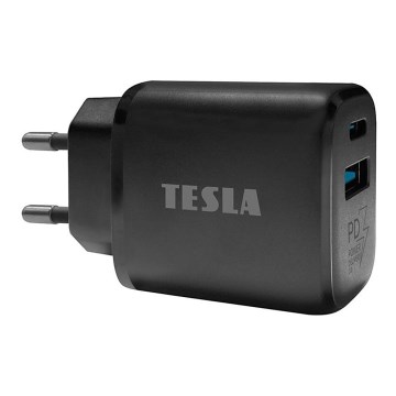 TESLA Electronics - Adapter voor snel opladen Power Delivery 25W zwart