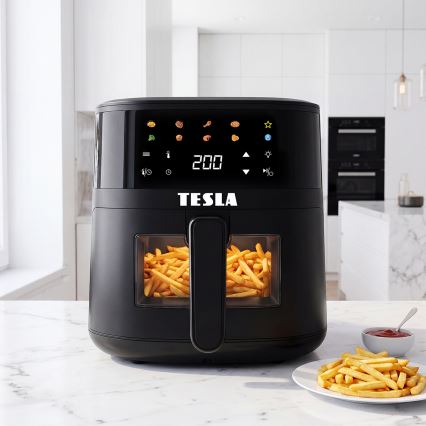 TESLA Electronics AirCook - Airfryer 4,4 l 1450W/230V zwart