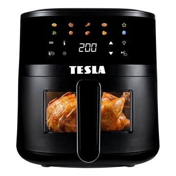 TESLA Electronics AirCook - Friteuse à air chaud 4,4 l 1450W/230V noire