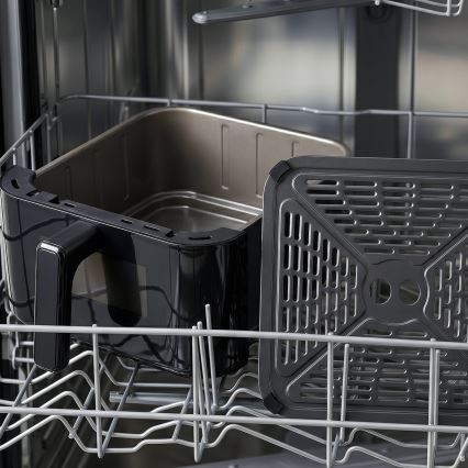 TESLA Electronics AirCook - 3-zone heteluchtfriteuse 14,5 l 2800 W/230 V zwart