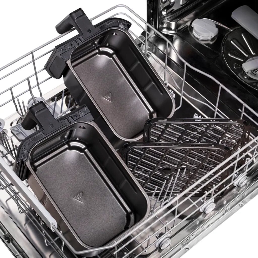 TESLA Electronics AirCook - Multifunctionele dubbele digitale heteluchtfriteuse 9 l 2400W/230V