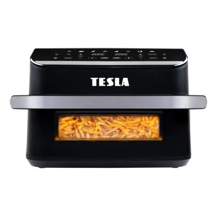 TESLA Electronics AirCook - Multifunctionele dubbele digitale heteluchtfriteuse 10 l 2400W/230V
