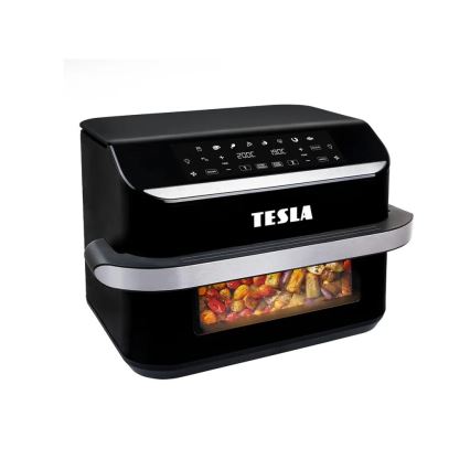 TESLA Electronics AirCook - Multifunctionele dubbele digitale heteluchtfriteuse 10 l 2400W/230V